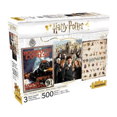 Casse-tête Harry Potter Ensemble de 3 X 500 mcx
